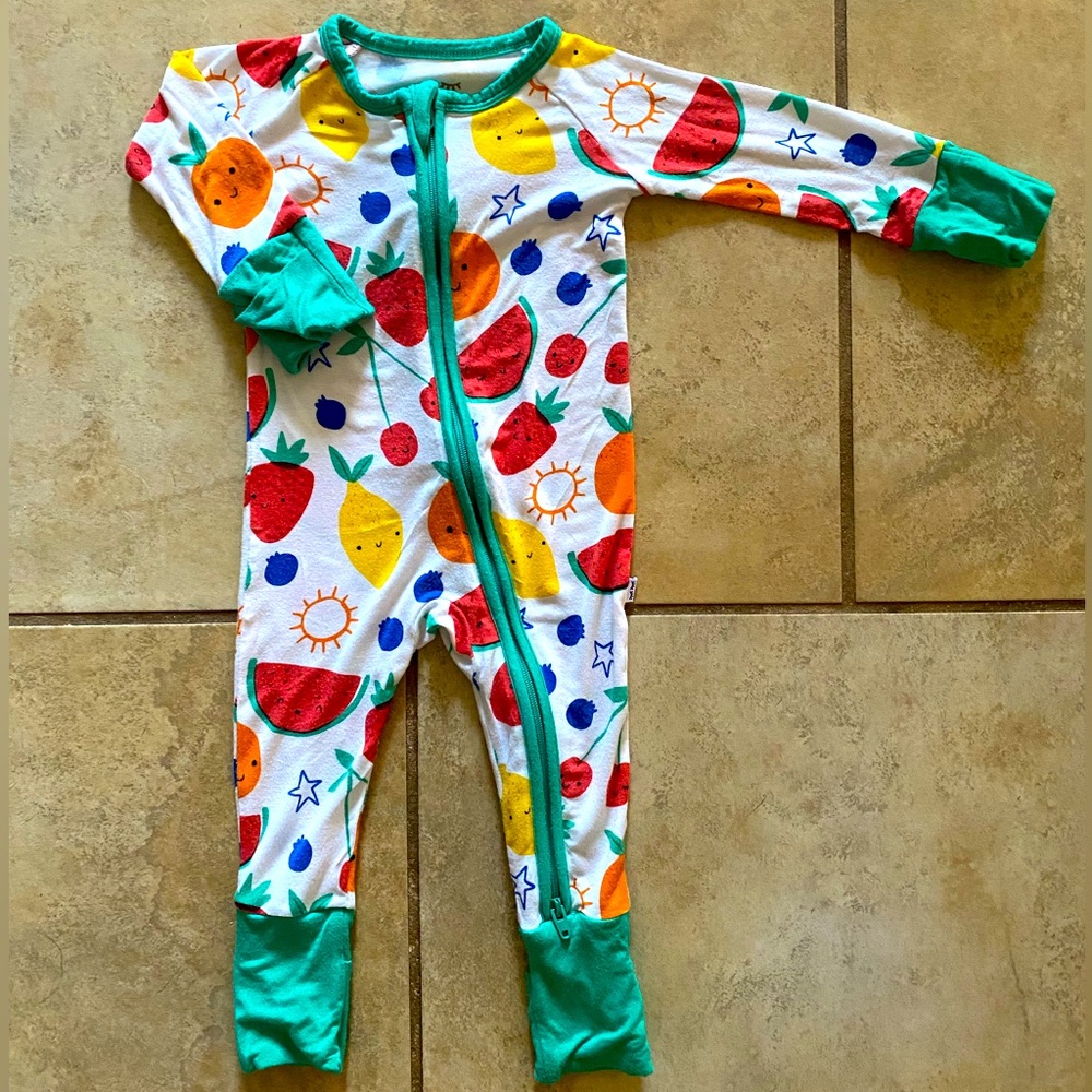 Little Sleepies Fruit Salad Zippy 0-3 Months